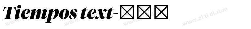 Tiempos text字体转换